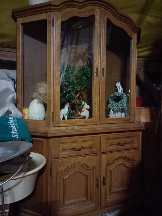 Komoda plus witryna drewniana Dobrodzień