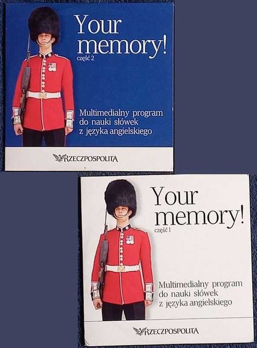 Your memory. część 1 i 2 program do nauki słówek, język angielski  CD