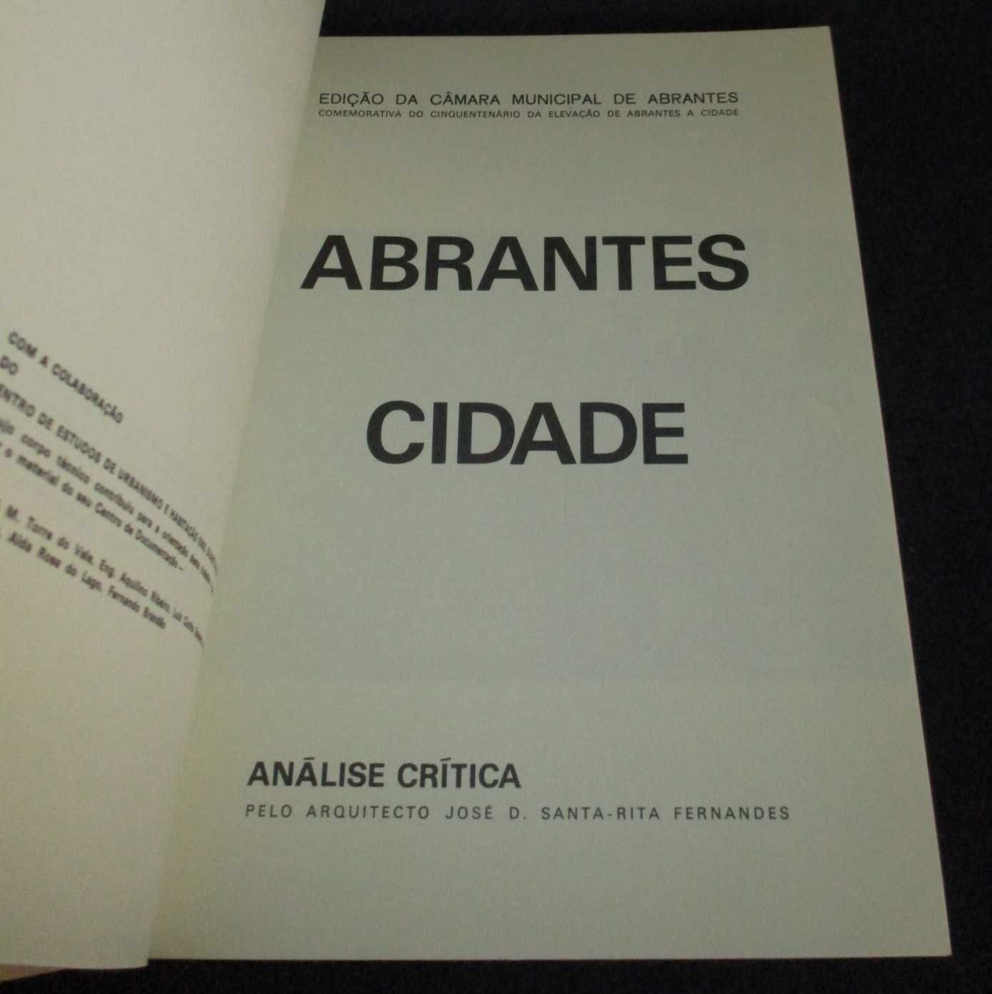 Livro Abrantes Cidade Análise Crítica Arq. José D. Santa Rita