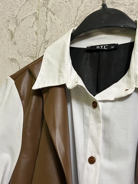 Сукня-сорочка з жилеткою