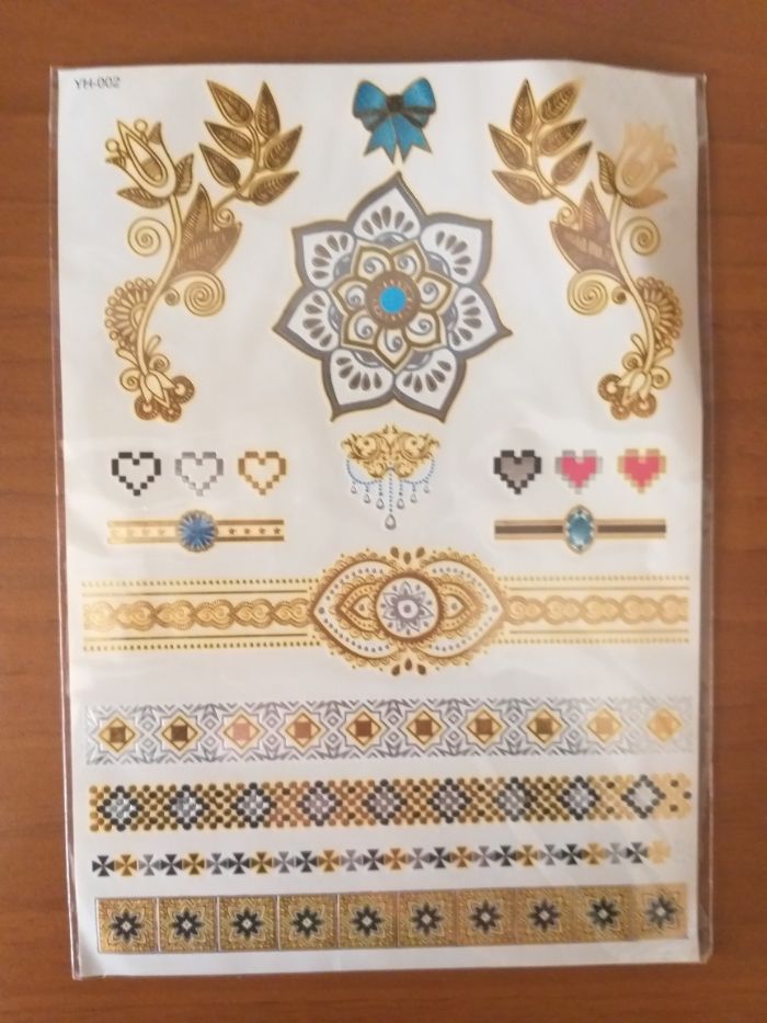 Коллекция Татуировка наклейка водостойкая боди арт Флеш-тату Tattoo