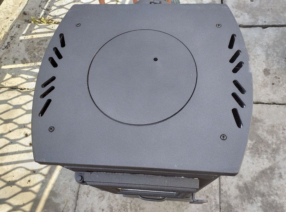 Чавунна піч, буржуйка Blist. Чугунная печь. Камін. Krek