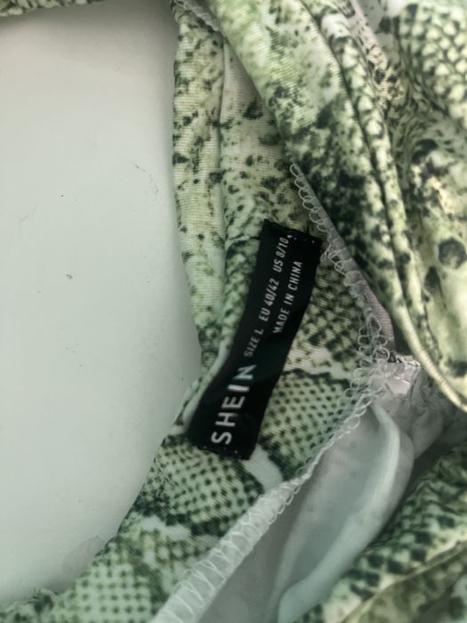 Vestido verde de licra L