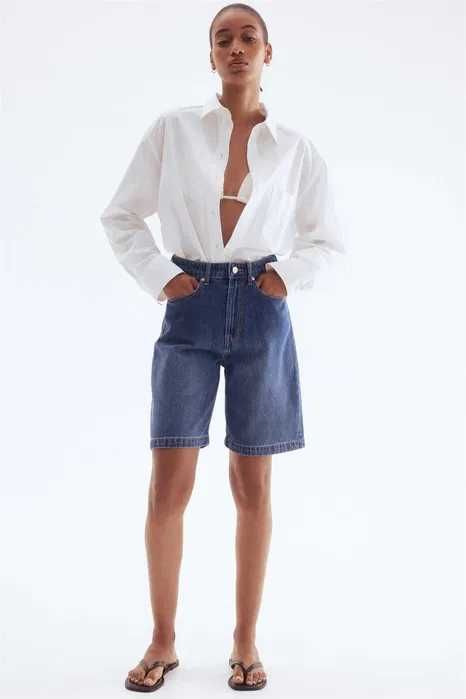 szorty bermudy 36 nowa kolekcja dżinsowe niebieskie jeans PROMOCJA