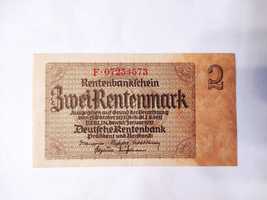 Banknot 2 Rentenmark Berlin 1937