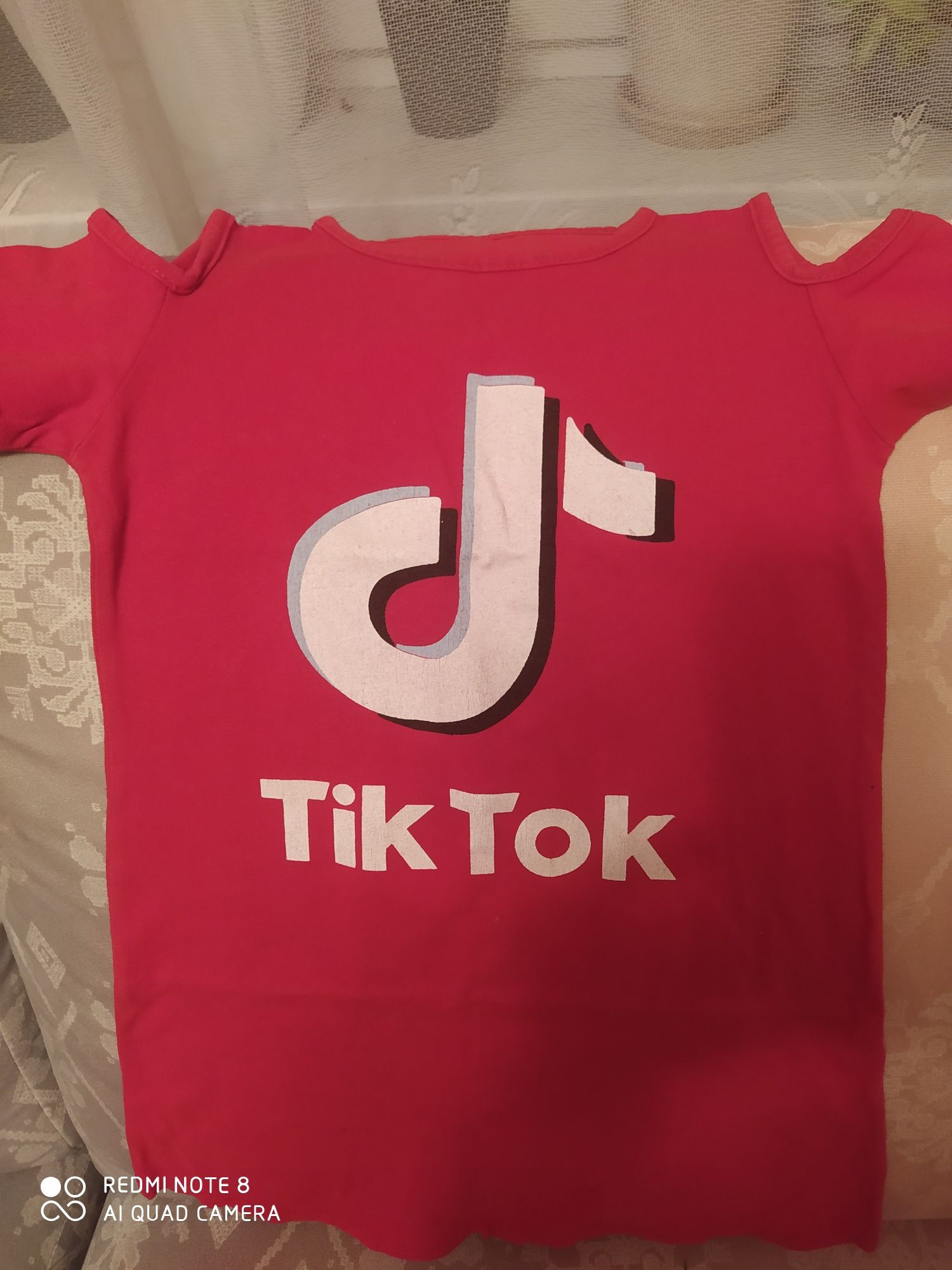 Bluzka z krótkim rękawem tik tok