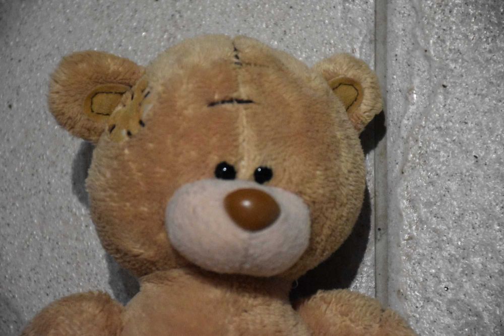 Pluszowy, mały miś