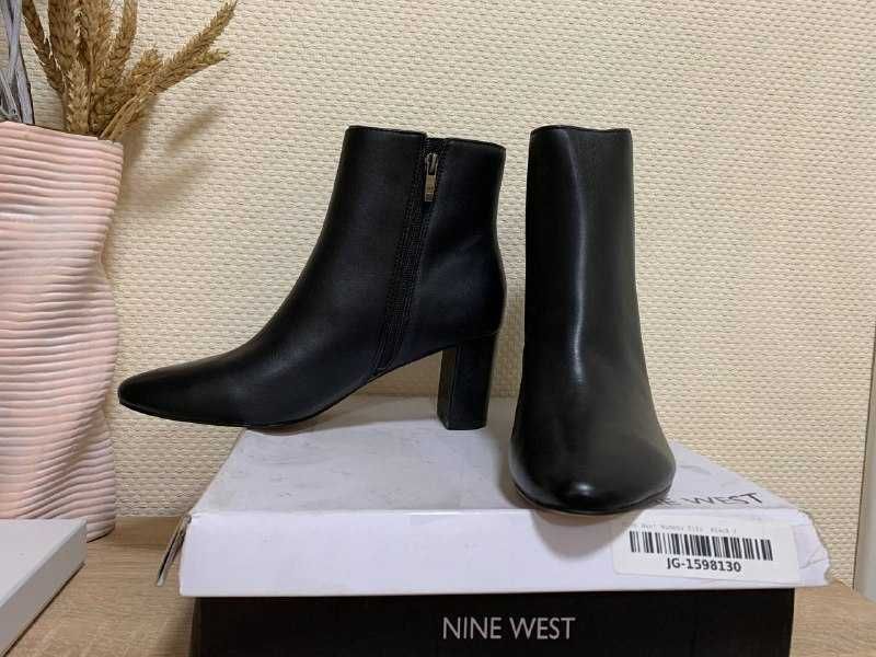 NINE WEST Wntrin оригинал р. 40 41 шкіра сапожки челсі чоботи