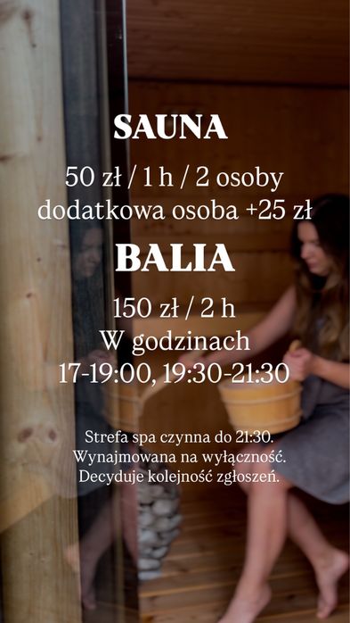 Sauna, balia domki nad morzem Kąty Rybackie