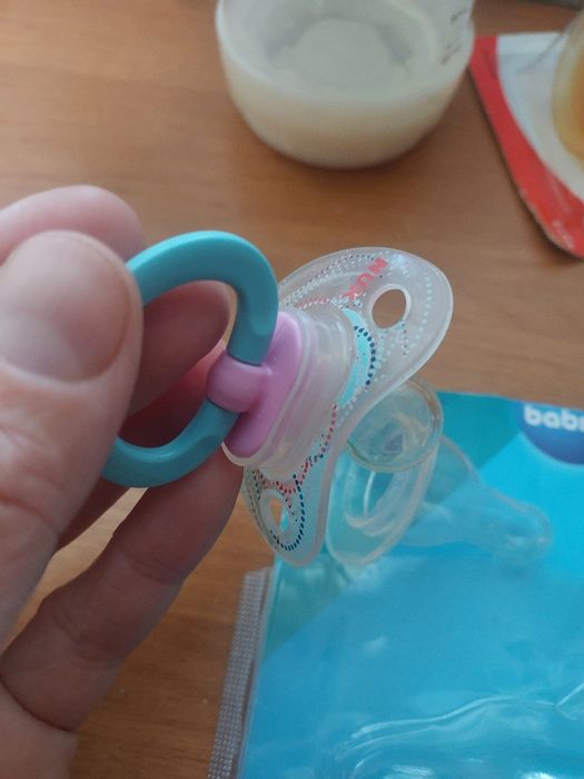 Дитяча бутилочка мам, пустушка нук, нові соски кенпул 2шт