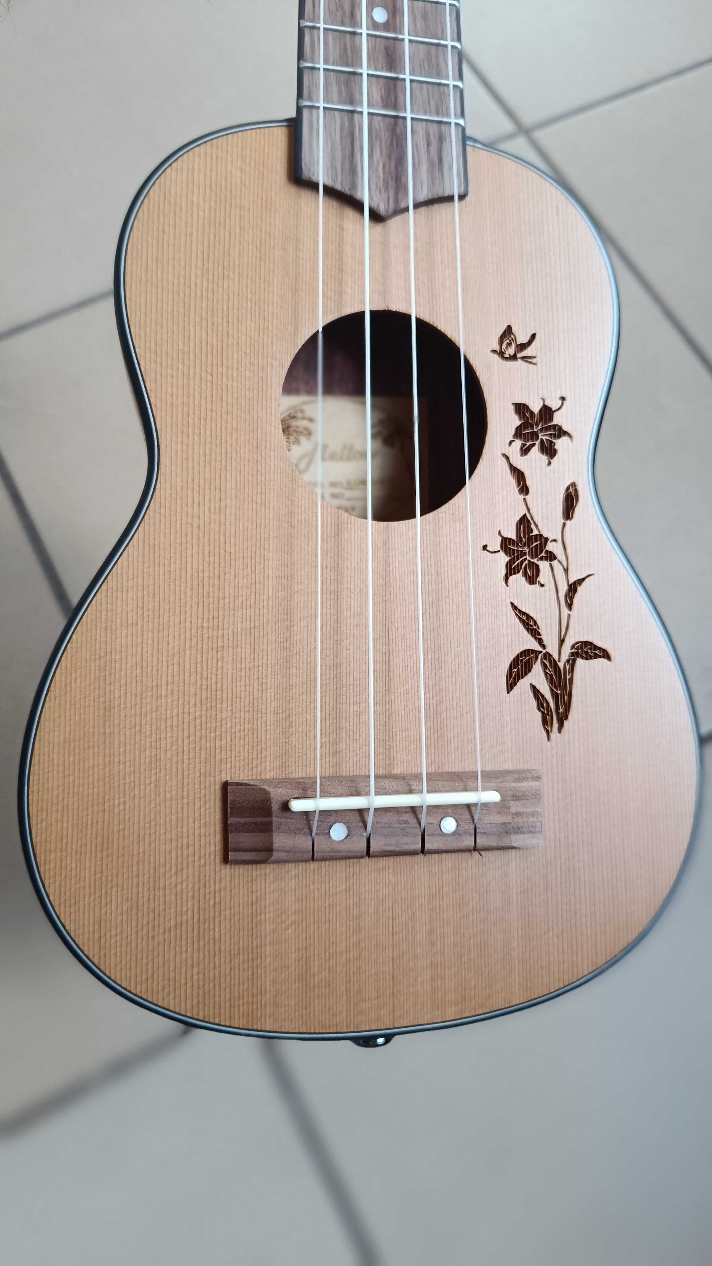 MELLOW EUKS-525 Ukulele ELEKTRO Sopranowe