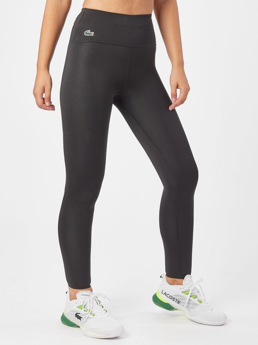 Legginsy czarne logo Core Performance Lacoste L