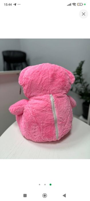 Плед-Игрушка 100 х 140 см Плед Розовый Мишка