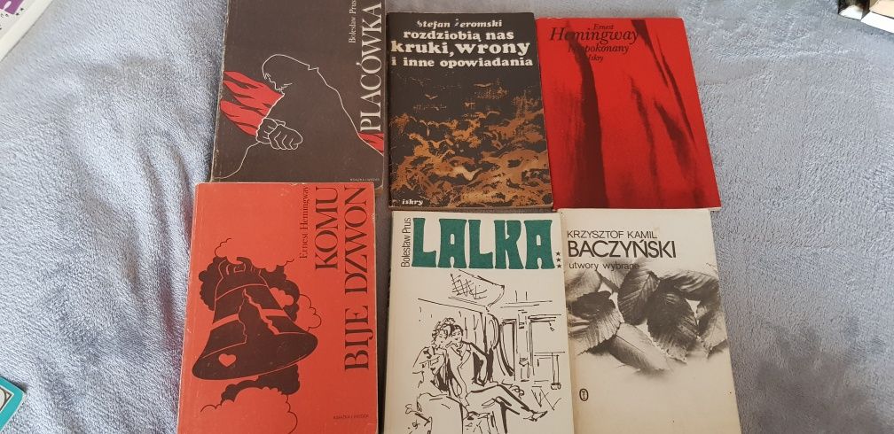 Książki różne szkola średnia  podstawowa lektury