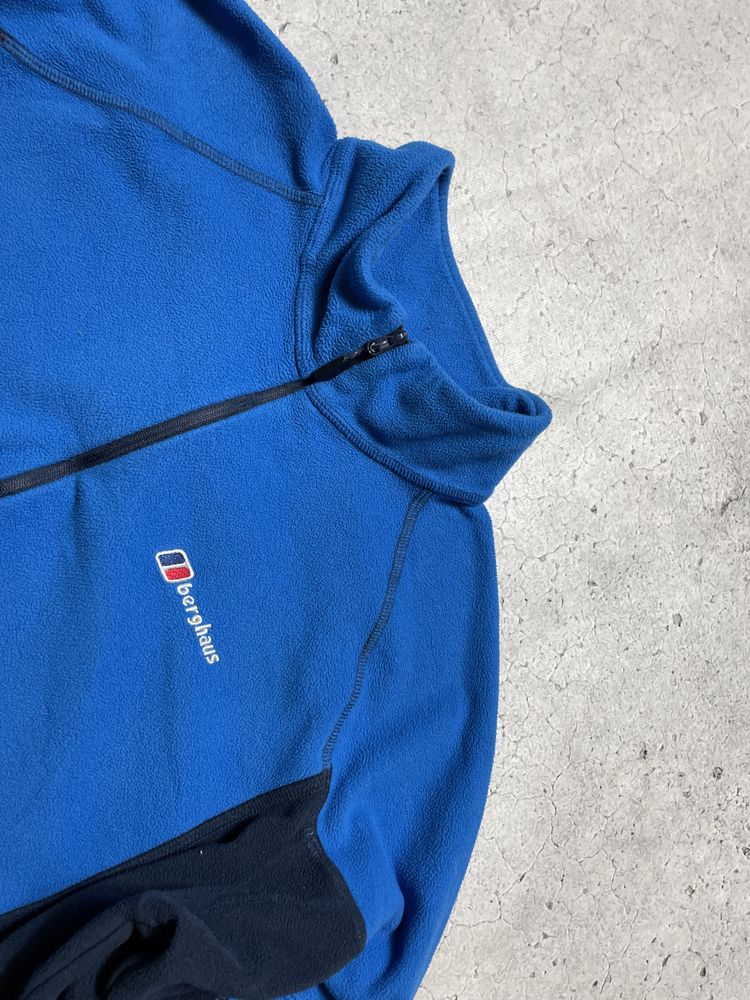 Мужская Флисовая Кофта 1/4 Зип Berghaus Оригинал Идеал XL-2XL