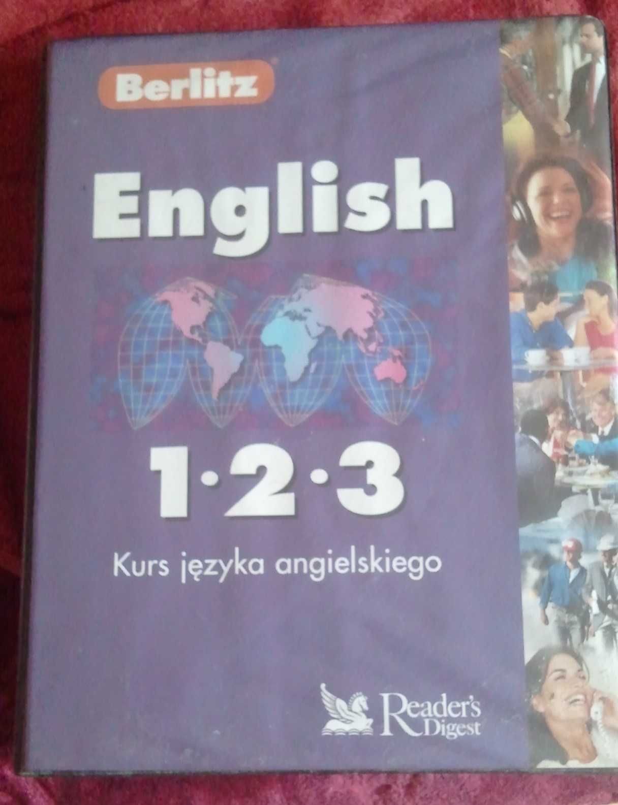 Kurs języka angielskiego Berlitz na kasetach magnet.