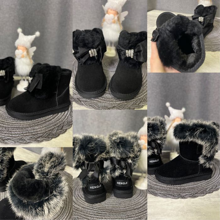 Зимові чобітки для дівчинки черевики,уггі для дівчинки дутики