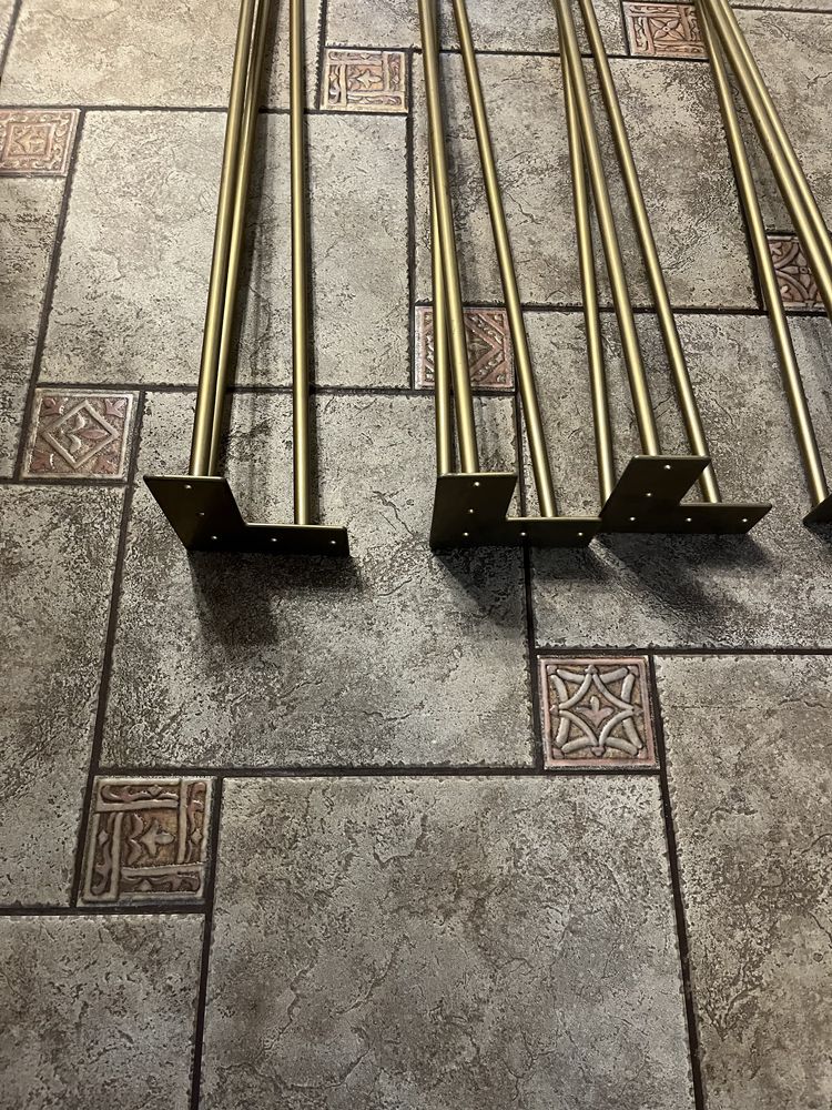 Nogi metalowe  zestaw -4 sztuki