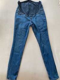 Ciążowe jeansy niebieskie