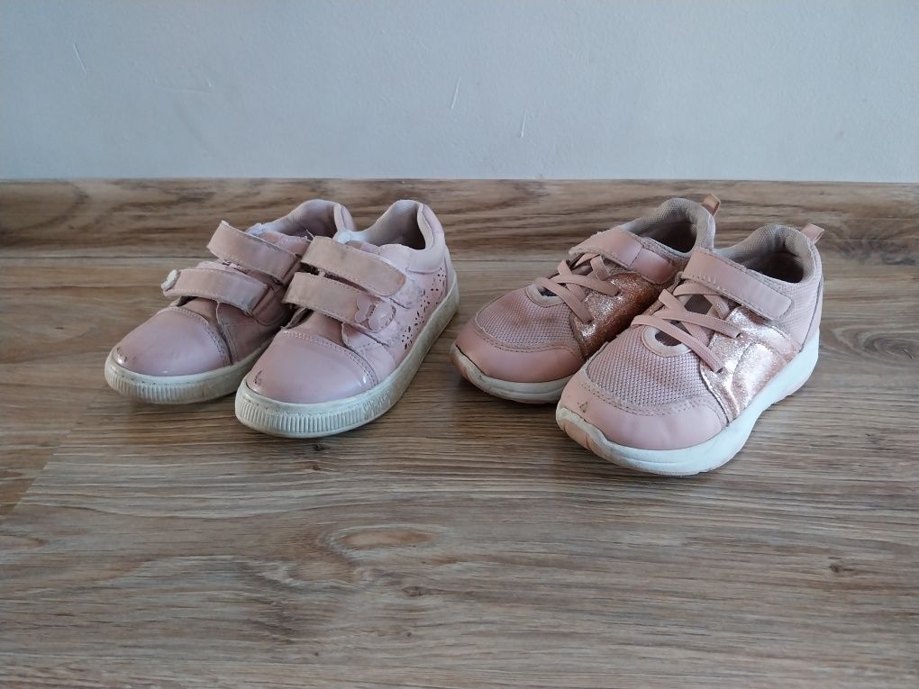 2 pary butów, buty sportowe 27