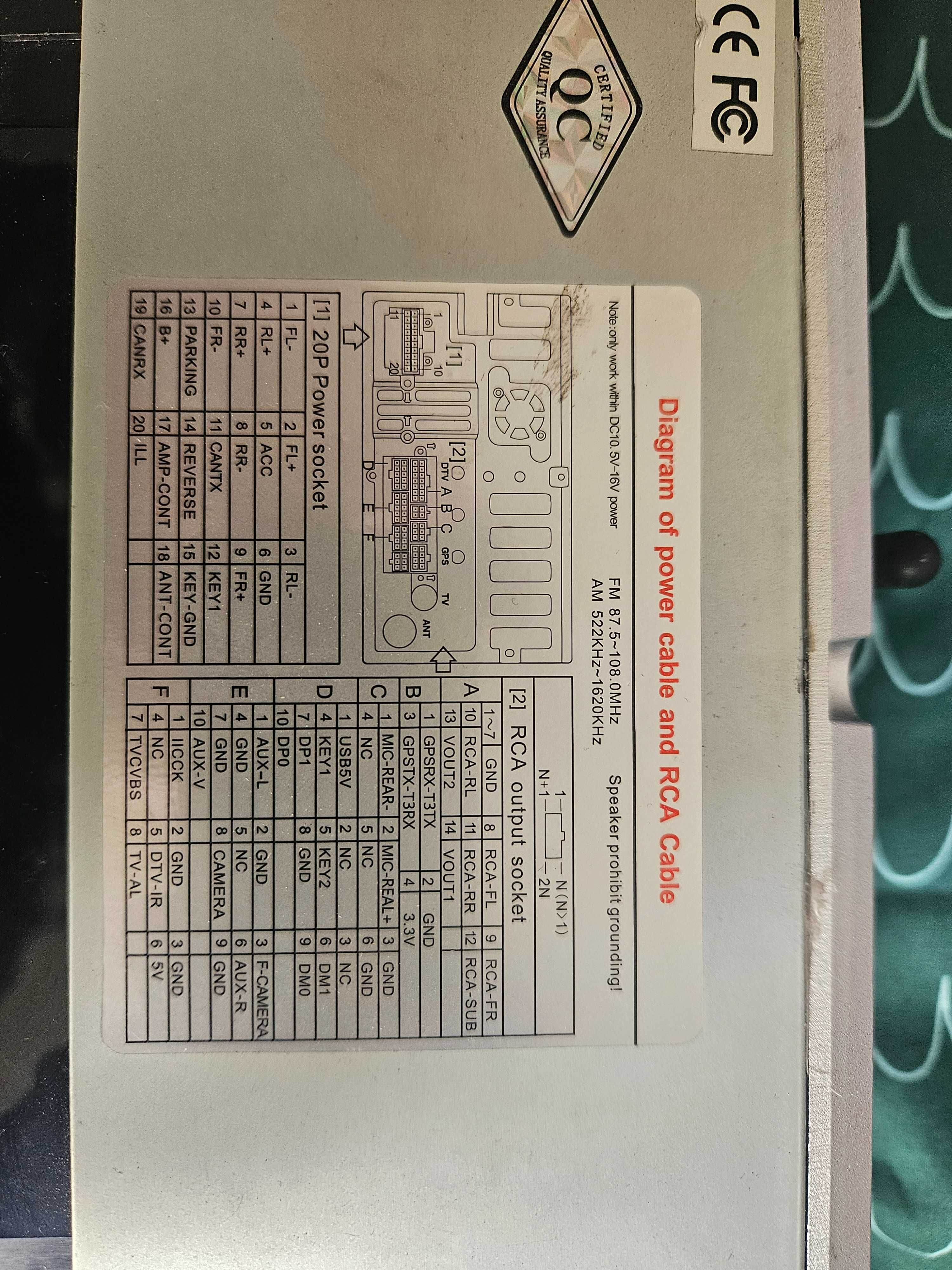 Radio 2 DIN, Android, 2GB RAM, 32 ROM, ISO i RCA - BOSION BX 412