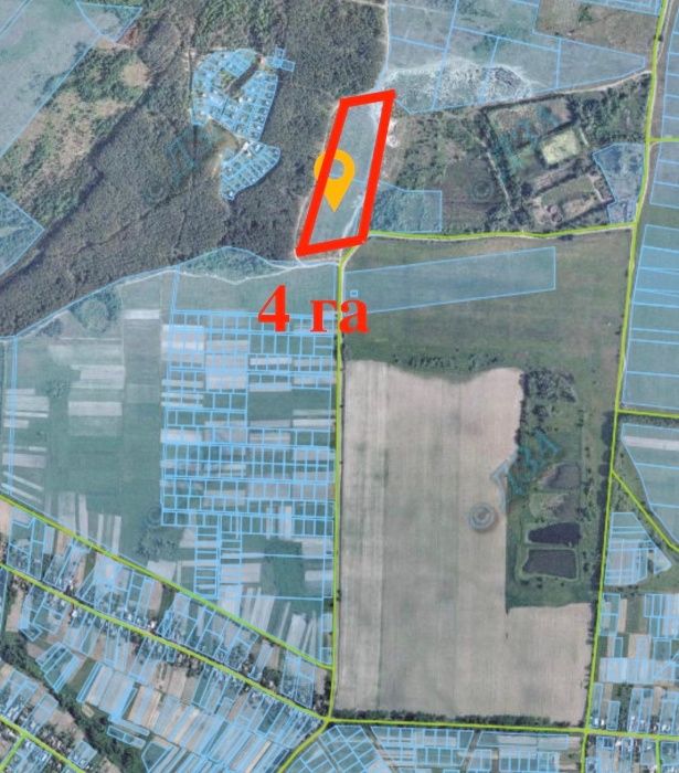 Продам ділянку землі промислового призначення без комісії Микуличи