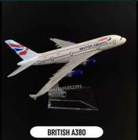 Модель літака Airbus A380 British Airways 

Модель широкофюзеляжного,