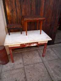 Stół drewniany prl