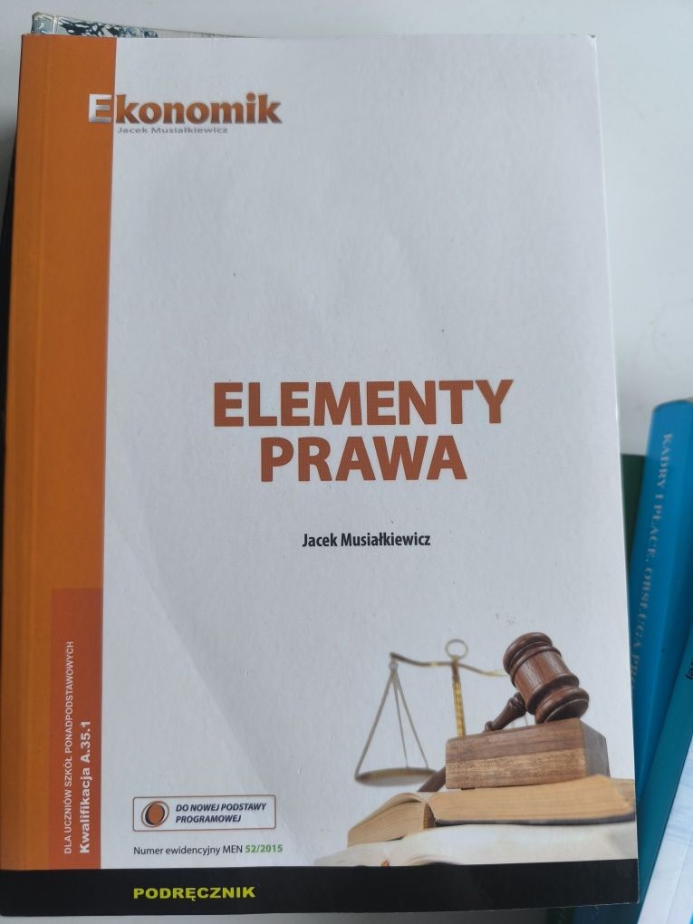 Podręcznik Elementy Prawa, kwalifikacja A.35.1