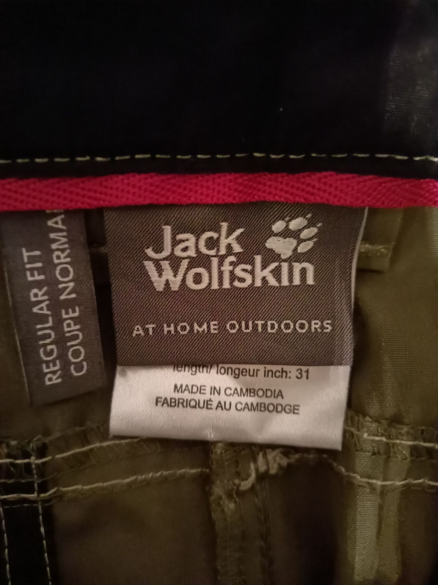 Jack Wolfskin spodnie funkcyjne trekkingowe 40