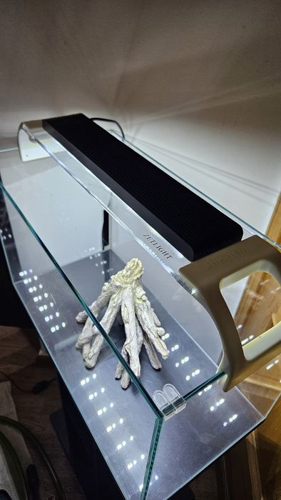 Aquario 60cms (Crystal Clear) + Movel + Filtro SunSun 1000 + Luz