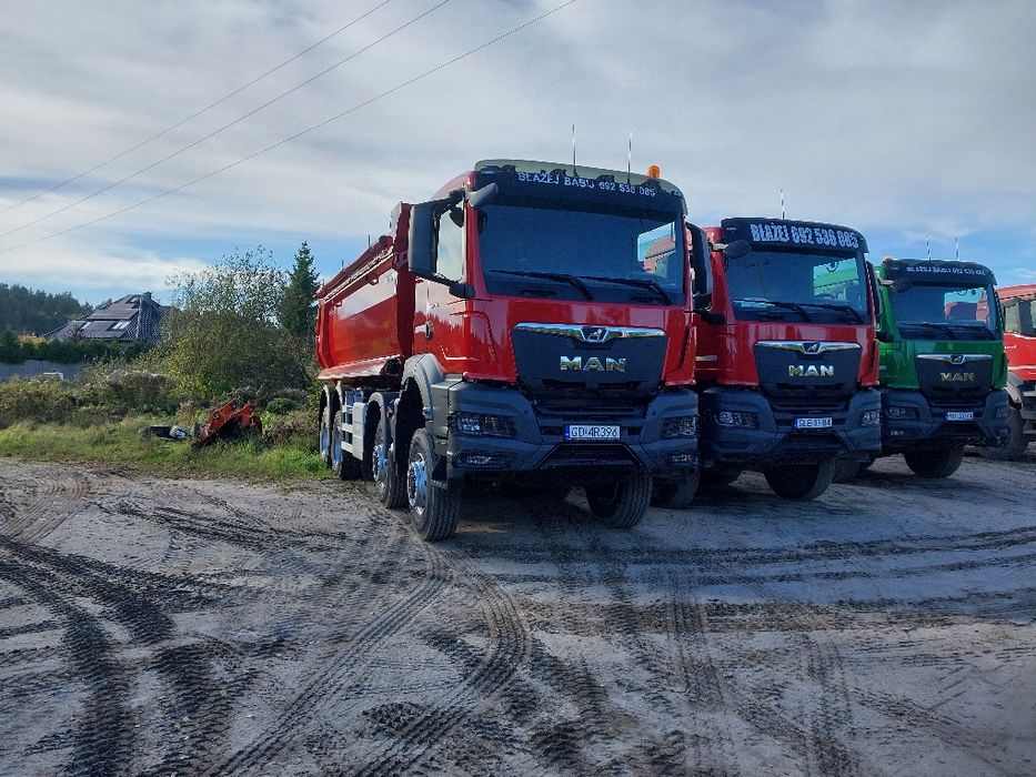wynajem samochodu 8x8 mercedes actros polecam lębork