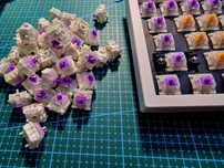 Gateron Double-Rail Magnetic Switch - Nebula - 108szt