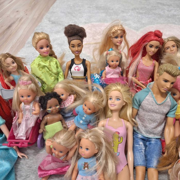 Lalki, Barbie itp. 24sztuki