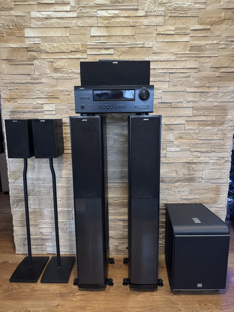 Kino domowe jamo s606 s60 jbl es150/230 denon avr-1612