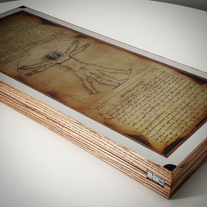 Нарды в стиле хай-тек. Дизайн под заказ. Art-limit. Нарди. Подарунок