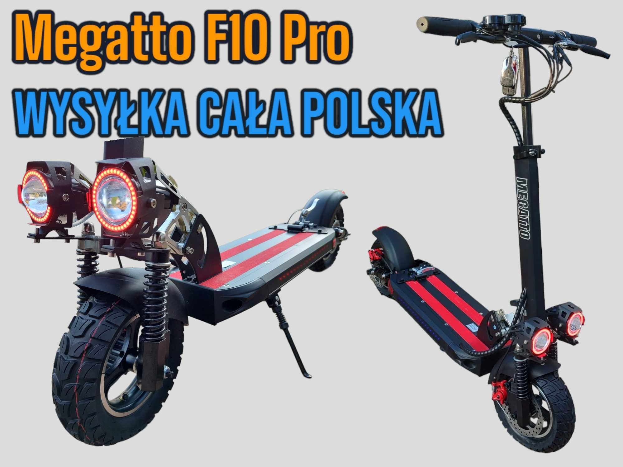 Hulajnoga elektryczna Megatto F10 PRO 800W mocny sprzęt zasieg do 50km