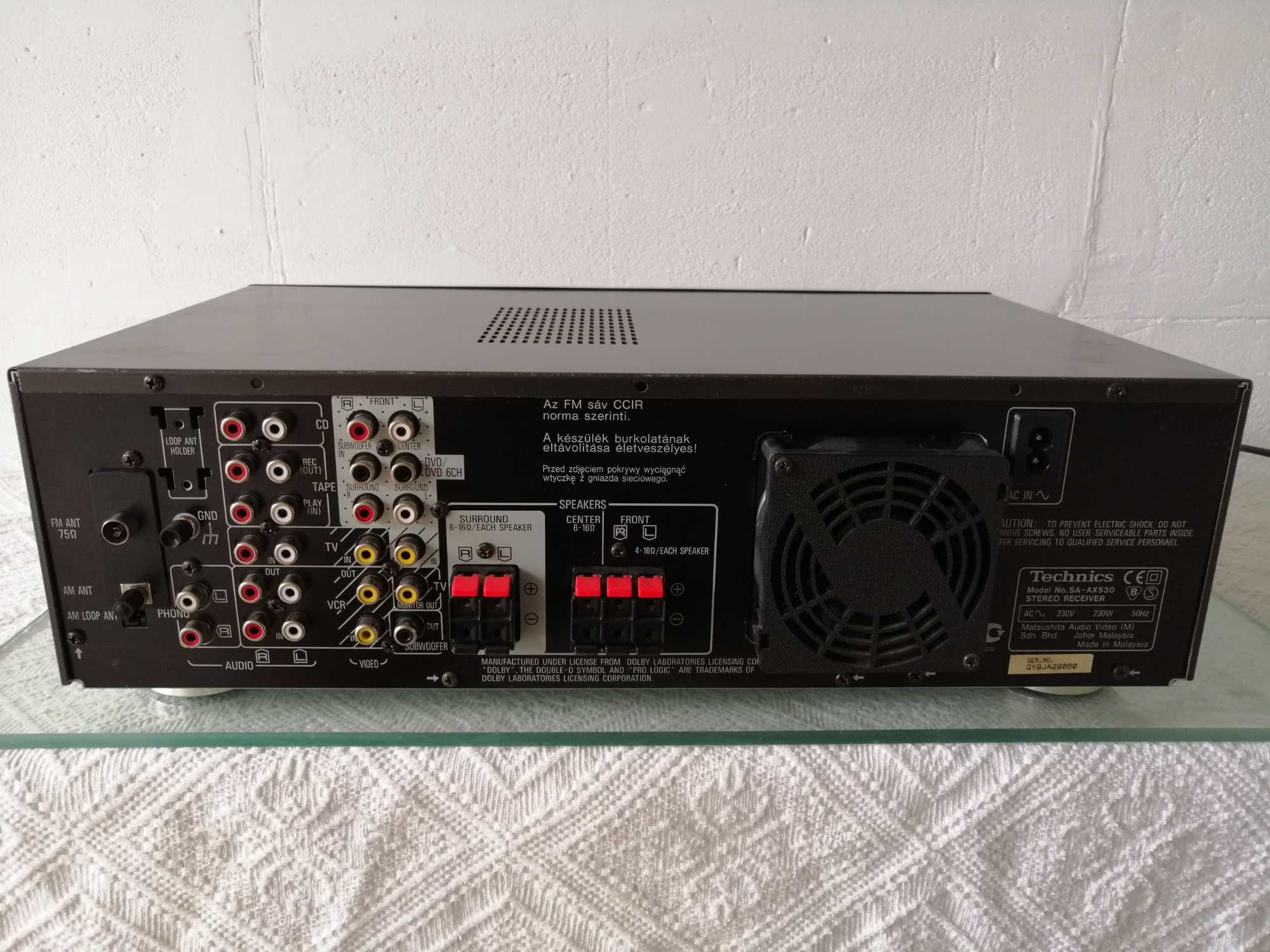 Amplituner Technics SA-AX530, 230W, Dolby Surround