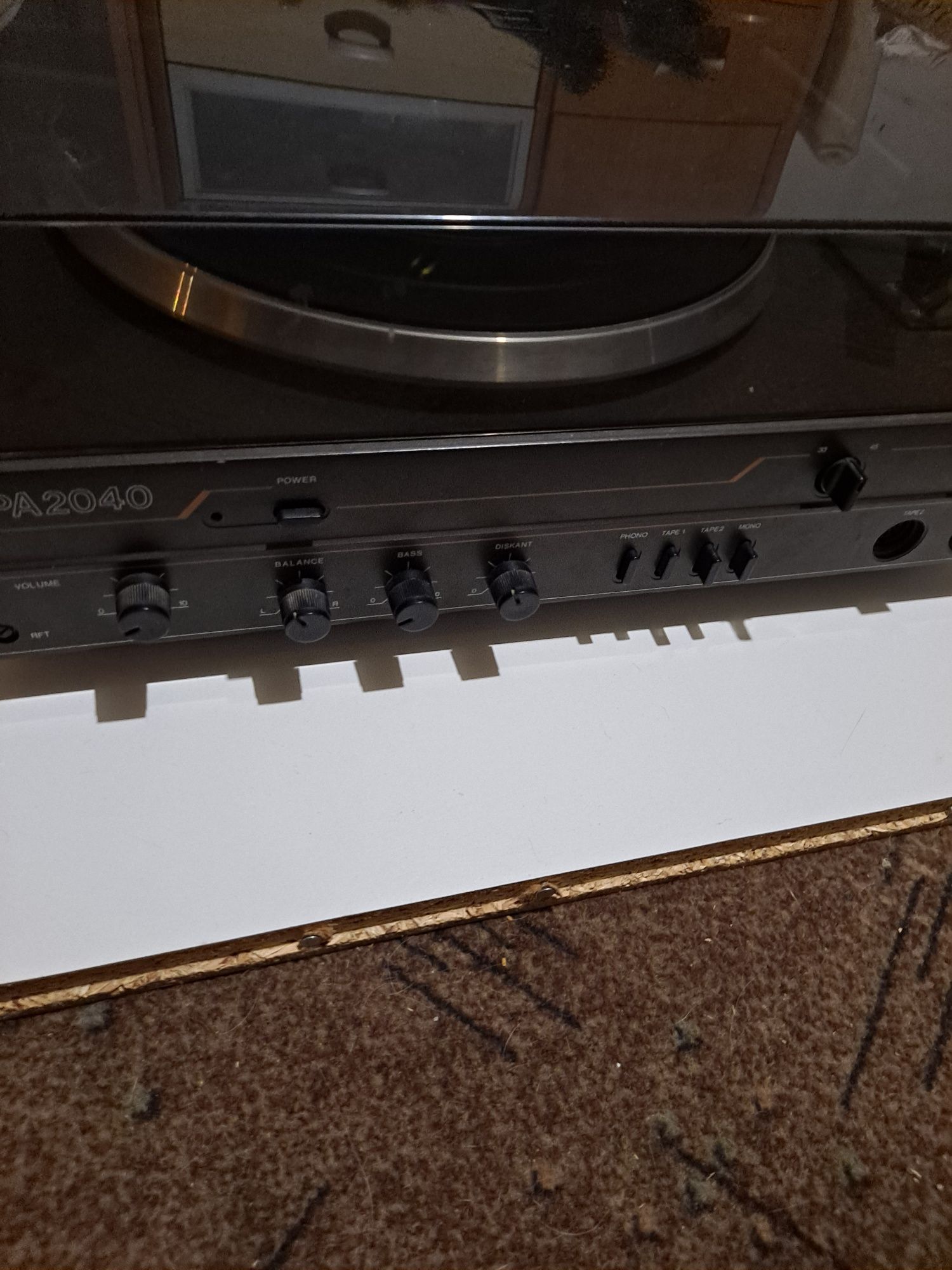 Ziphona PA2040 Gramofon zabytek DDR