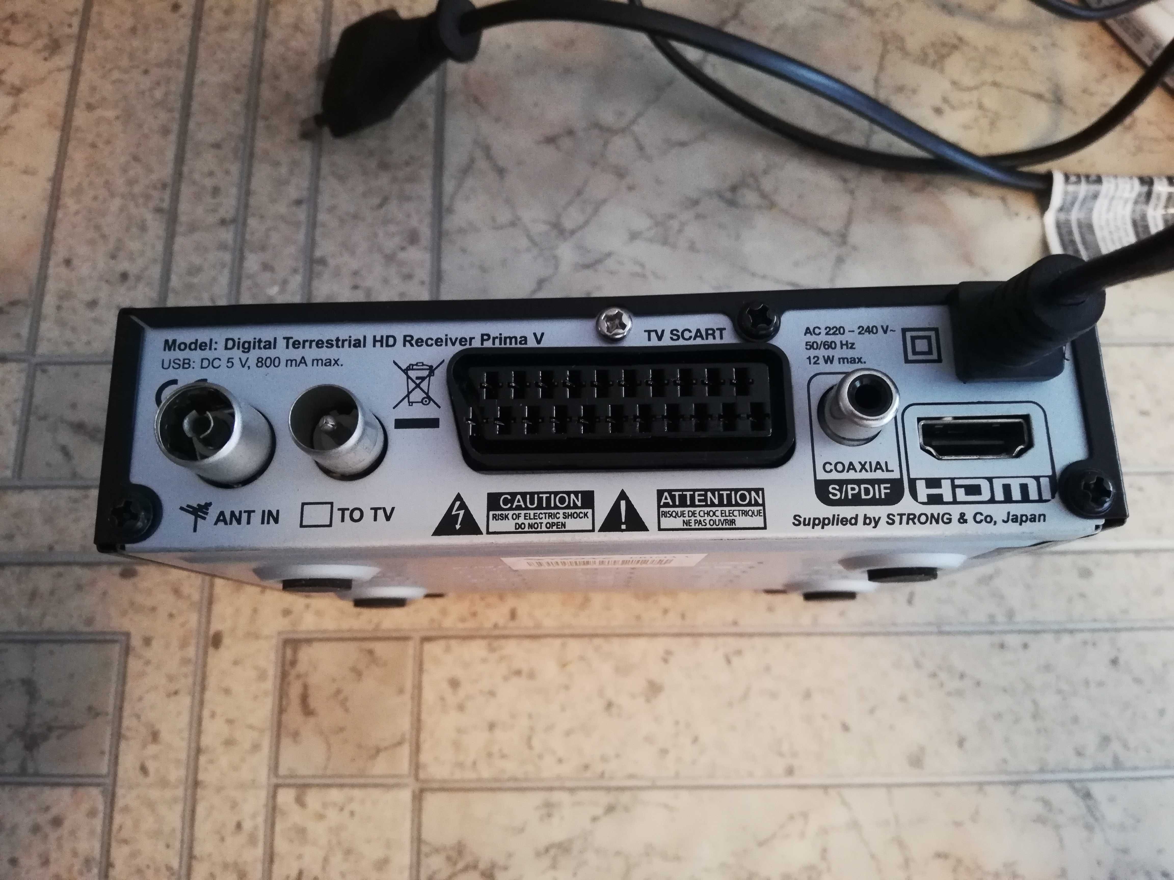 Tuner dekoder sygnału DVB - T - STRONG