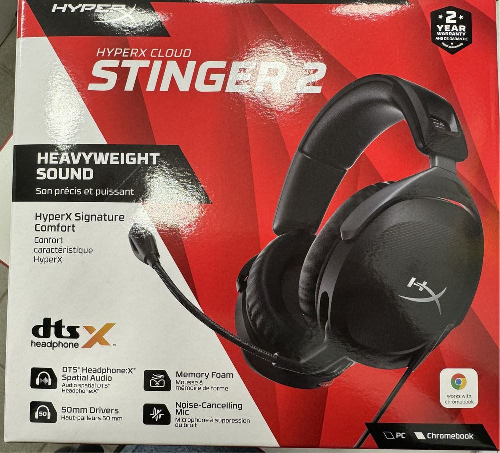 Гарнітура HyperX Cloud Stinger 2 Wired Black (519T1AA)