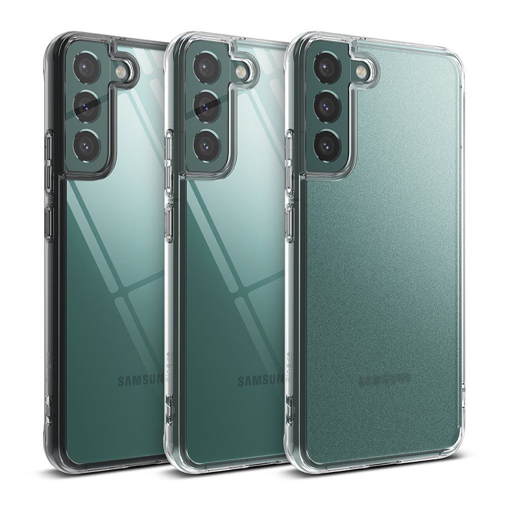 Etui Ringke Fusion Z Żelową Ramką Samsung Galaxy S22 Plus Przezroczyst