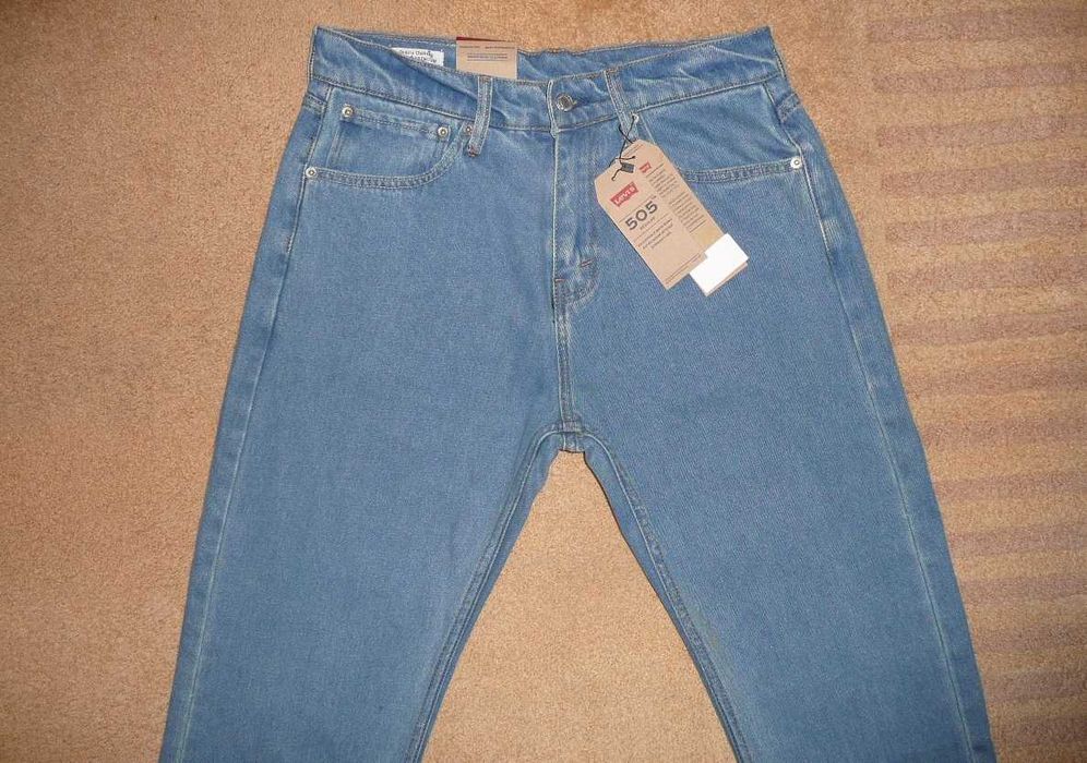 NOWE spodnie dżinsy LEVIS 505 W32/L32=42,5/108cm PREMIUM