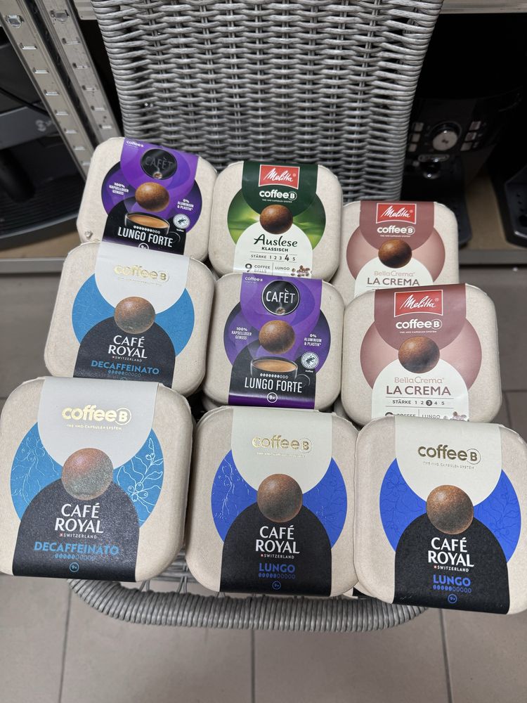 Нові капсульні кавоварки coffee b кавові шарики кульки