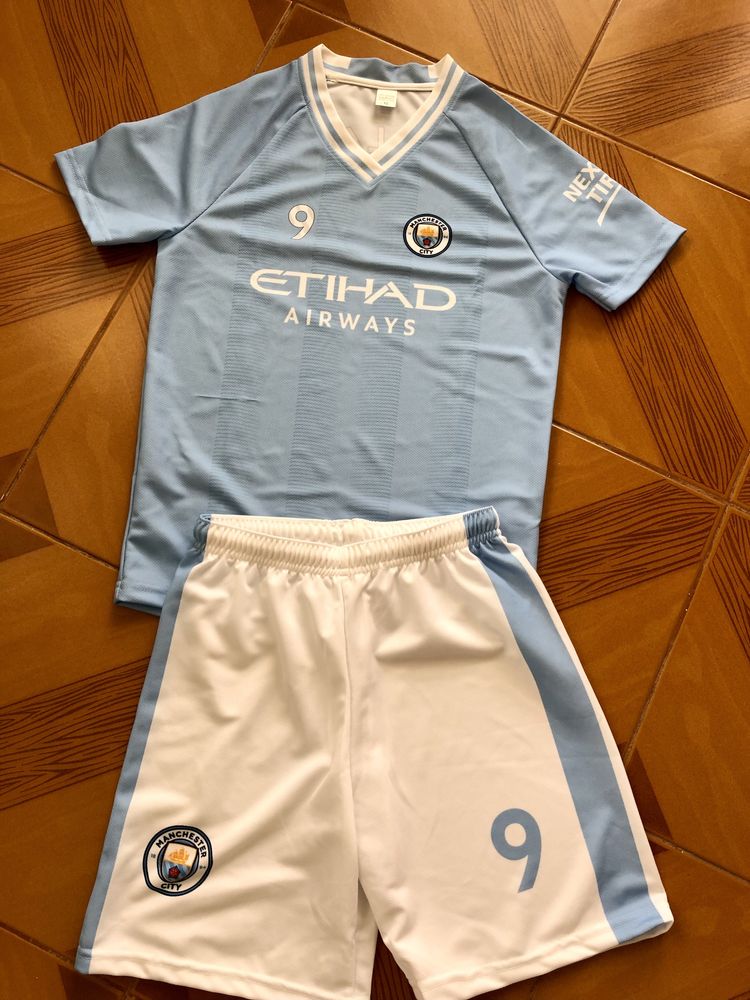 Equipamento de criança Manchester City Haaland