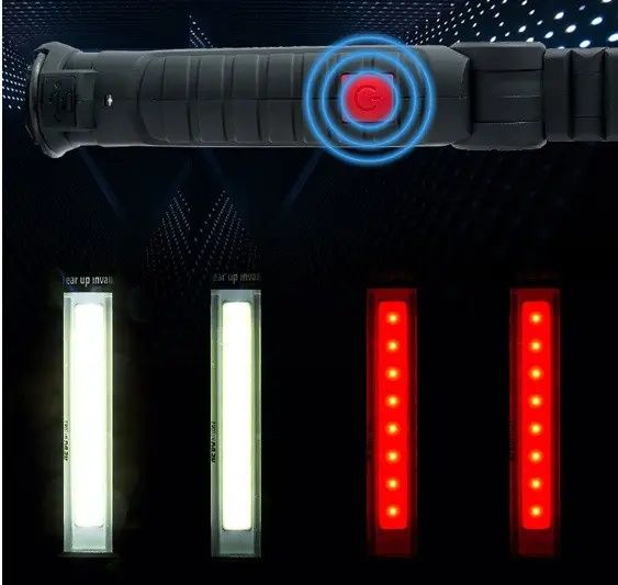 Фонарь NEO Tools 200 люмен, 3 Вт, USB, 1200мАч, 3.7 Li-ion, LED COB, 2