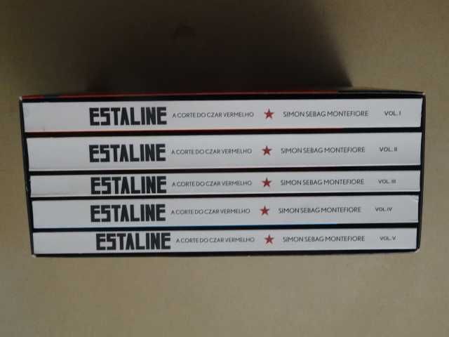 Estaline - A Corte do Czar Vermelho de Simon Sebag Montefiore - 5 Vol.