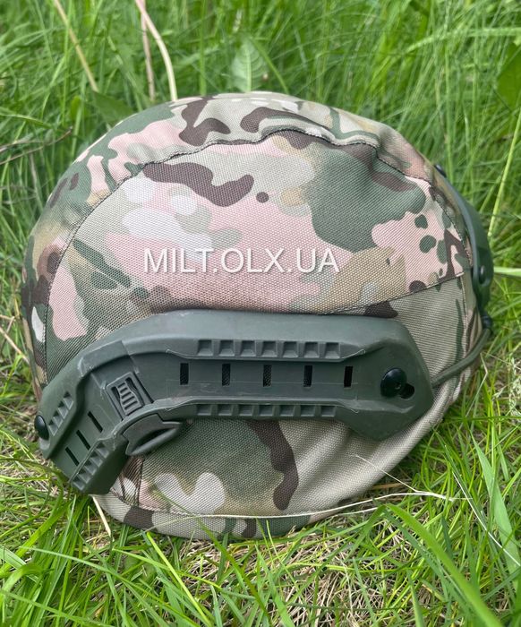Кавер на каску MICH мультикам піксель ЗСУ чохол на шолом multicam