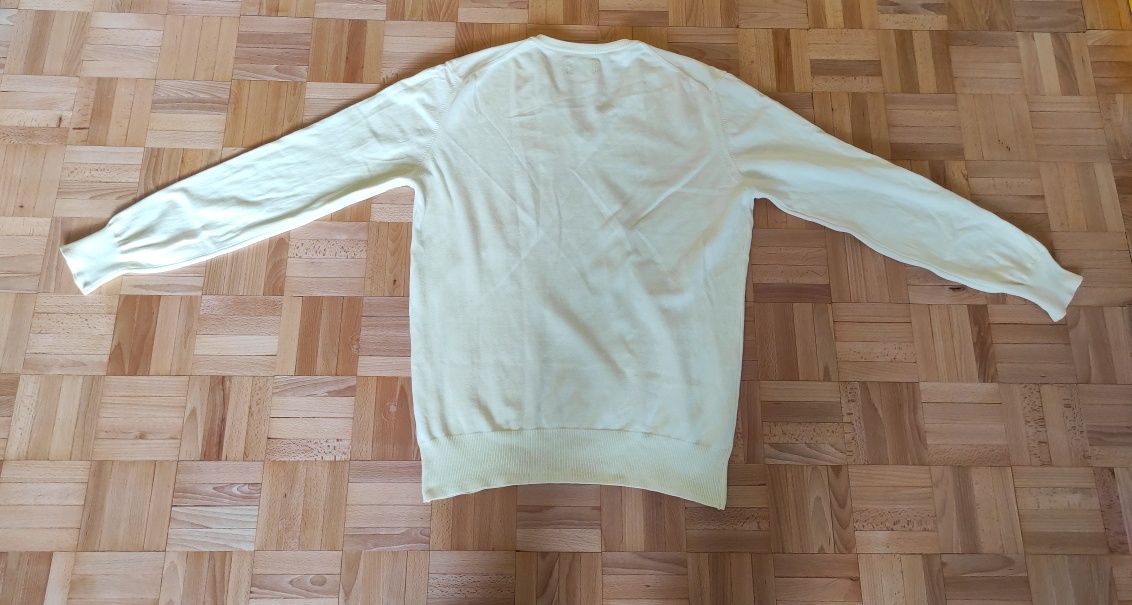Męski sweter bluzka Reserved limonkowa rozmiar M