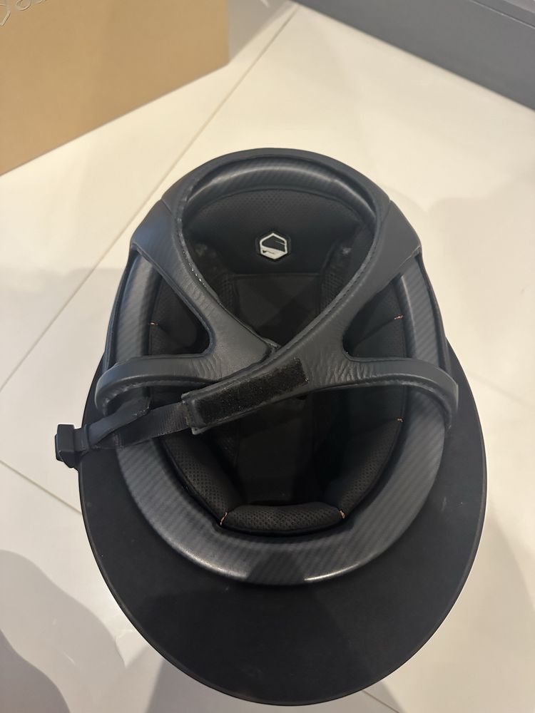 kask jezdziecki samshield miss shield 2.0 swarovski czarny 56M